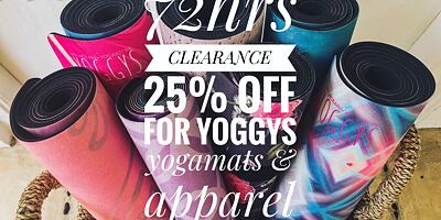 SLEVOVÁ AKCE - YOGGYS 72 hrs CLEARANCE