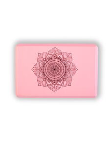 YOGGYS - designová jógová cihlička, růžová [MANDALA]