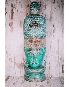 Buddha head ZELENÁ 1 m