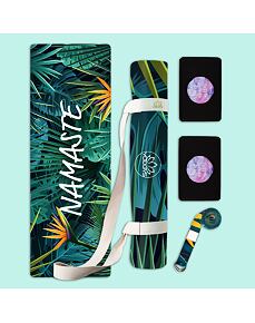 Set na jógu s designovou jogamatkou NAMASTE