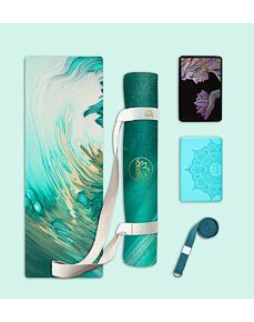 Set na jógu s profi jógamatkou AQUA