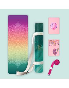Set na jógu s designovou jógamatkou CHAKRAS