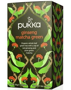 PUKKA čaj Ginseng Matcha Green BIO