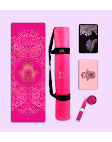 Set na jógu s designovou jogamatkou HAMSA GYPSY SOUL