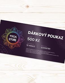 Dárkový poukaz v hodnotě 500 Kč - uplatnění