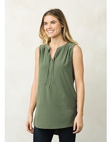 prAna Natassa Tunic šaty, forest green, dámská zelená tunika