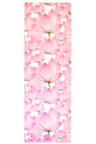 YOGGYS [LOTUS GARDEN] barevná designová jógová podložka s květinovým motivem 