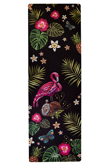 YOGGYS [FLAMINGO] jógová podložka s motivem plameňáka