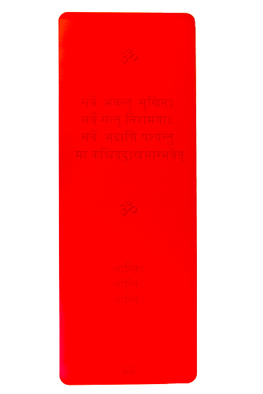 YOGGYS ALL YOGA MAT jógová podložka [MANTRA RED]
