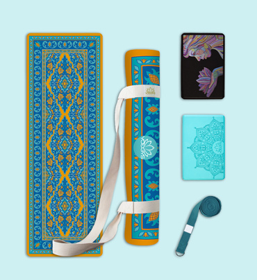 Set na jógu s designovou jogamatkou BEIRUT STREETS