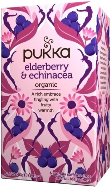 PUKKA čaj Elderberry/Echinacea BIO