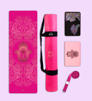 Set na jógu s designovou jogamatkou HAMSA GYPSY SOUL