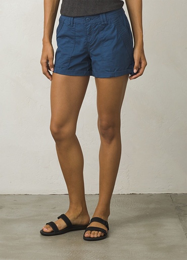 prAna Mari Short kraťasy, equinox blue, dámské modré kraťasy