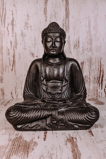 Socha Buddhy ČERNÁ