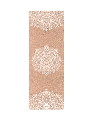 YOGGYS [INFINITY NATURAL WHITE] korková jógová podložka
