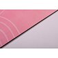 YOGGYS [PURE MEDITATION CORAL] růžová designová jógová podložka s mandalou