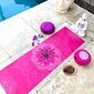 YOGGYS [LOTUS MEDITATION] růžová designová jógová podložka s mandalou 