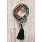YOGGYS - meditační mala s jadeitem a rudrakšou