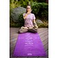 YOGGYS [MOON PHASE PURPLE] fialová designová jógová podložka, měsíční fáze 