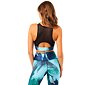 NOVINKA! MANDALA Open Back Bra, NY artist print, BR55JE56