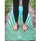 YOGGYS [BALI SOUL JADE] tyrkysová designová jógová podložka s tropickým motivem