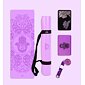 Set na jógu s profi jógamatkou HAMSA PURPLE