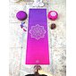 YOGGYS [MANDALA ROSE] růžová/fialová designová jógová podložka s mandalou 