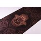 YOGGYS [HAMSA] tmavě hnědá designová jógová podložka s HAMSOU