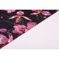 YOGGYS [WILD ORCHID] barevná designová jógová podložka s květinovým motivem 