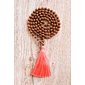 YOGGYS meditační mala - světlá rudrakša CORAL